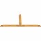 Ekena Millwork Portland Rough Sawn Timber Gable Bracket, Western Red Cedar, 108"W x 45"H x 2"D x 6"F, 10/12 Pitch GBW108X45X0206POR00RWR - alternate 3